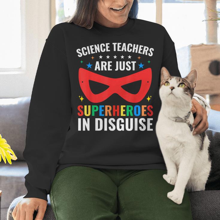 Science Teachers Are Just Superheroes In Disguise Women Men Women Crewneck Sweatshirt, Science Teacher Sweatshirts, gift for family, gift for coworker Science Teachers Are Just Superheroes In Disguise Women Men Women Crewneck Sweatshirt, Science Teacher Sweatshirts, gift for family, gift for coworker