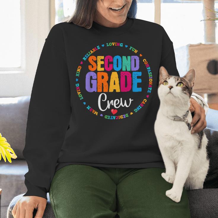 Second Grade Crew 2nd Back To School Teacher Team Squad Women Crewneck Sweatshirt, 2nd Grade Teacher Sweatshirts, gift for family, gift for coworker Second Grade Crew 2nd Back To School Teacher Team Squad Women Crewneck Sweatshirt, 2nd Grade Teacher Sweatshirts, gift for family, gift for coworker