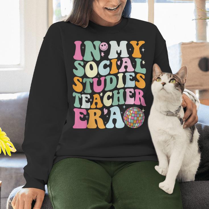 In My Social Studies Teacher Era Cute Social Studies Teacher Women Crewneck Sweatshirt, gift for family, gift for coworker In My Social Studies Teacher Era Cute Social Studies Teacher Women Crewneck Sweatshirt, gift for family, gift for coworker