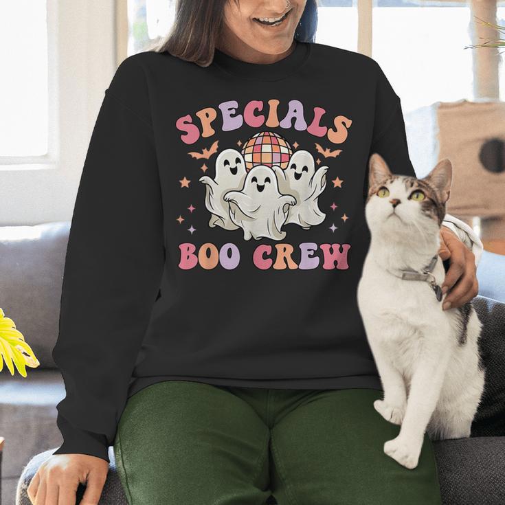 Specials Boo Crew Art Music Pe Tech Teacher Ghost Halloween Women Crewneck Sweatshirt, Pe Teacher Sweatshirts, gift for family, gift for coworker