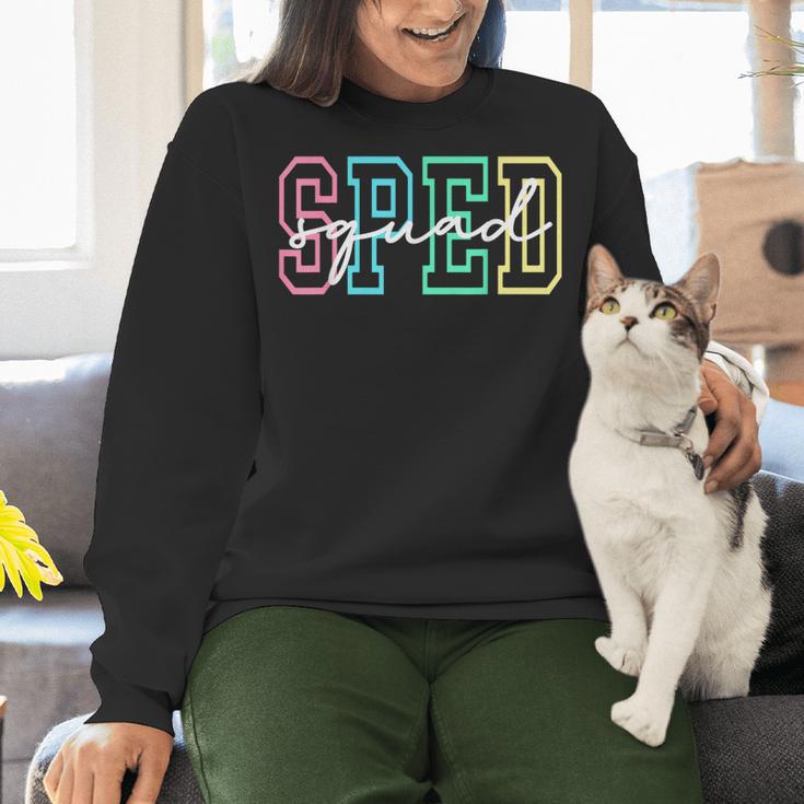 SPED Squad Team SPED Teacher Special Education Teacher Women Crewneck Sweatshirt, gift for family, gift for coworker SPED Squad Team SPED Teacher Special Education Teacher Women Crewneck Sweatshirt, gift for family, gift for coworker