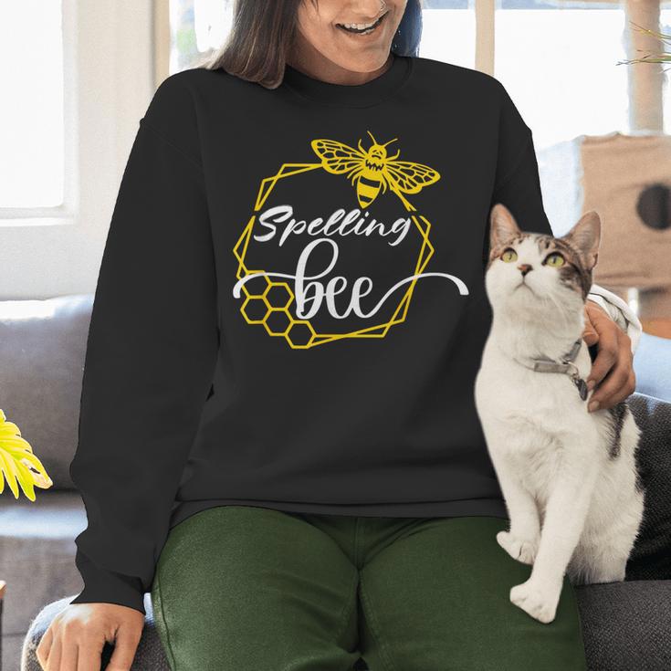 Spelling Bee Halloween Costume For Teachers Women Crewneck Sweatshirt, gift for family, gift for coworker Spelling Bee Halloween Costume For Teachers Women Crewneck Sweatshirt, gift for family, gift for coworker