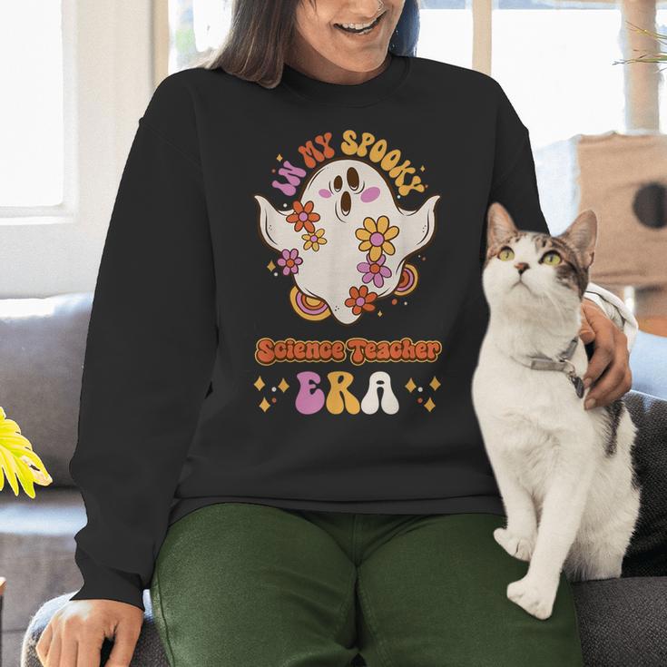 In My Spooky Science Teacher Era Occupational Haunts Women Crewneck Sweatshirt, Science Teacher Sweatshirts, gift for family, gift for coworker