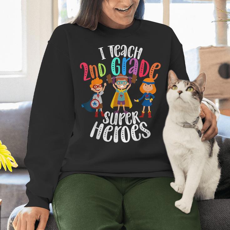 I Teach 2nd Grade Superheroes Back To School Teacher Men Women Girls Kids Women Crewneck Sweatshirt, 2nd Grade Teacher Sweatshirts, gift for family, gift for coworker I Teach 2nd Grade Superheroes Back To School Teacher Men Women Girls Kids Women Crewneck Sweatshirt, 2nd Grade Teacher Sweatshirts, gift for family, gift for coworker