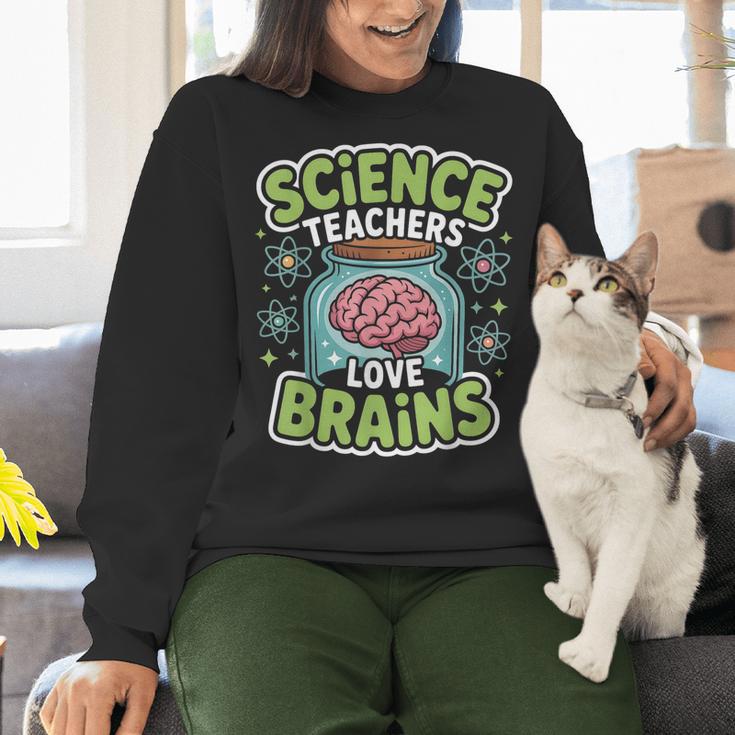 Teacher Halloween Costume Science Teachers Love Brains Women Crewneck Sweatshirt, Science Teacher Sweatshirts, gift for family, gift for coworker Teacher Halloween Costume Science Teachers Love Brains Women Crewneck Sweatshirt, Science Teacher Sweatshirts, gift for family, gift for coworker