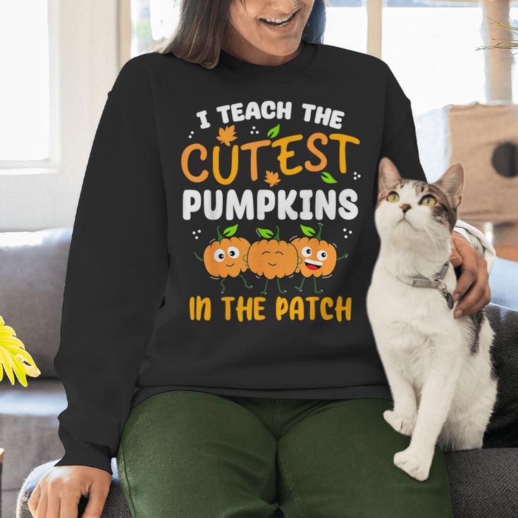 Teacher Halloween Pre-K Teacher Kindergarten Cutest Pumpkins Men Women Kids Women Crewneck Sweatshirt, gift for family, gift for coworker Teacher Halloween Pre-K Teacher Kindergarten Cutest Pumpkins Men Women Kids Women Crewneck Sweatshirt, gift for family, gift for coworker