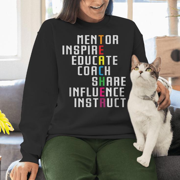 Teacher Inspirational Educator Favorite School Teacher Men Women Girls Kids Women Crewneck Sweatshirt, gift for family, gift for coworker