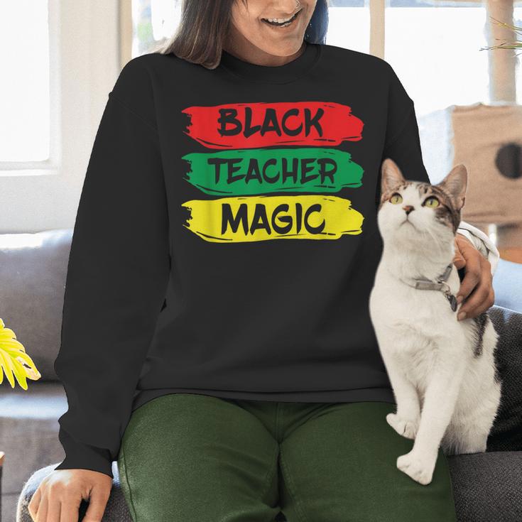 Teacher Magic Black History Month Educator For Men Women Women Crewneck Sweatshirt, History Teacher Sweatshirts, gift for family, gift for coworker Teacher Magic Black History Month Educator For Men Women Women Crewneck Sweatshirt, History Teacher Sweatshirts, gift for family, gift for coworker
