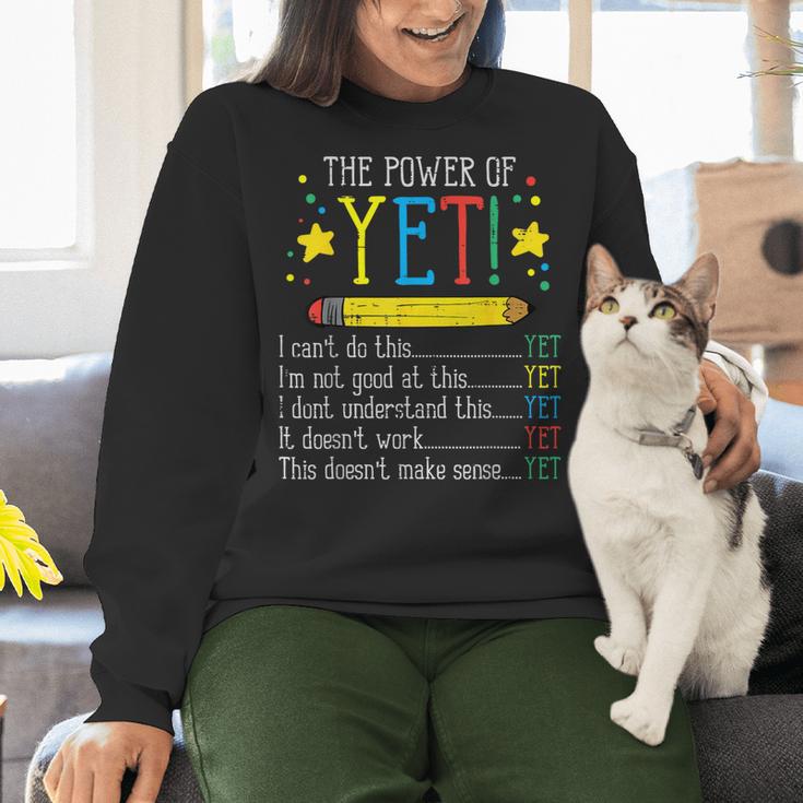 Teacher Power Of Yet Cant Do This Inspirational Women Men Women Crewneck Sweatshirt, gift for family, gift for coworker Teacher Power Of Yet Cant Do This Inspirational Women Men Women Crewneck Sweatshirt, gift for family, gift for coworker