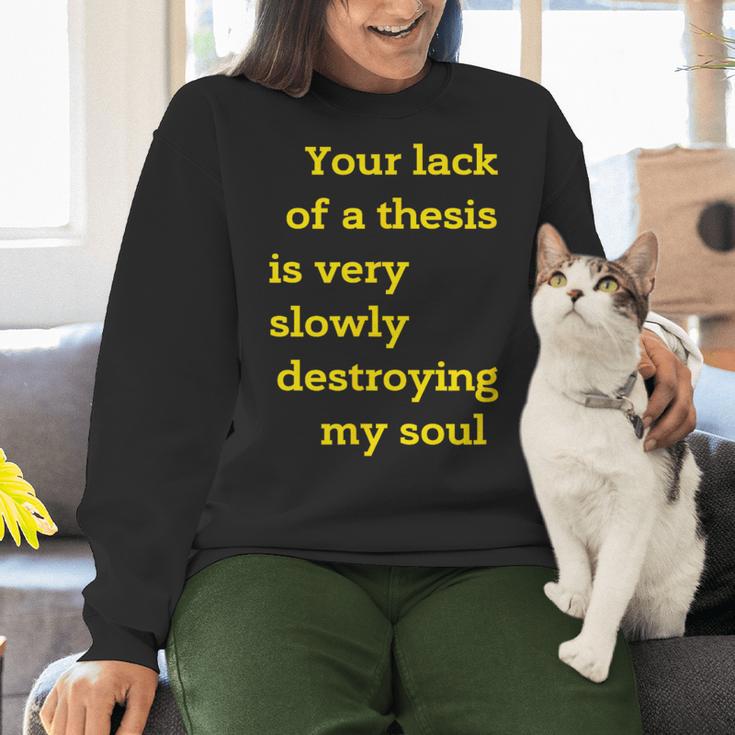 Teacher Or Professor Essay Thesis Writing Joke For Men Women Women Crewneck Sweatshirt, Writing Teacher Sweatshirts, gift for family, gift for coworker