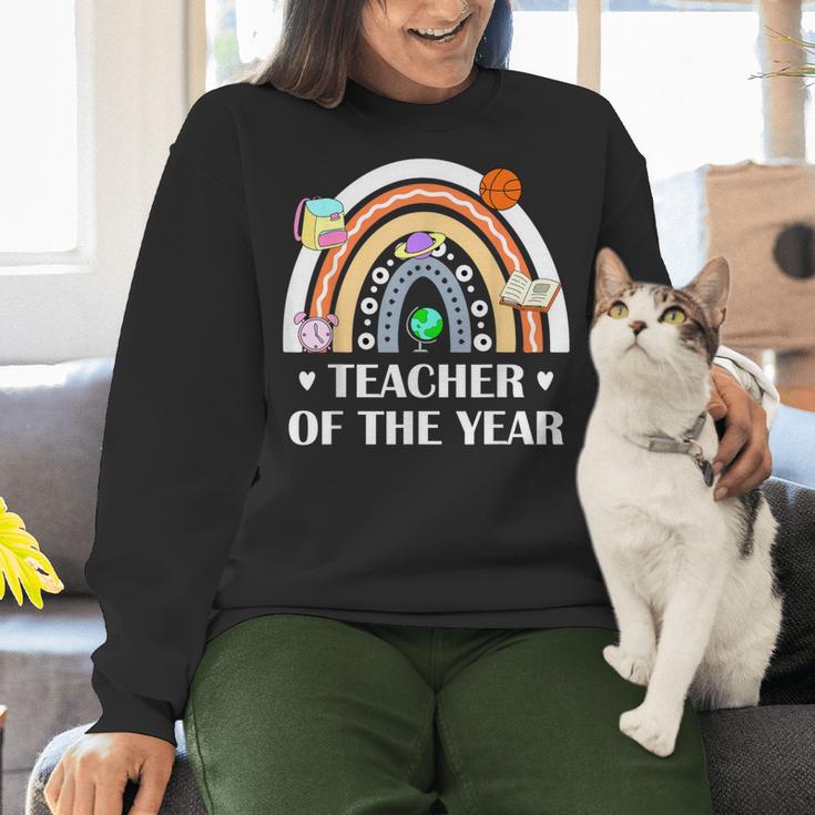 Teacher Of The Year Best Teacher Ever Men Women Women Crewneck Sweatshirt, gift for family, gift for coworker Teacher Of The Year Best Teacher Ever Men Women Women Crewneck Sweatshirt, gift for family, gift for coworker