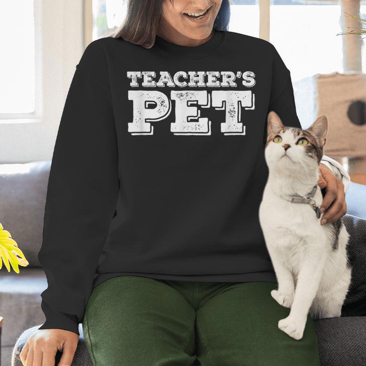 TEACHER'S PET You'Re My Favorite Do Me A Favor Women Crewneck Sweatshirt, gift for family, gift for coworker TEACHER'S PET You'Re My Favorite Do Me A Favor Women Crewneck Sweatshirt, gift for family, gift for coworker