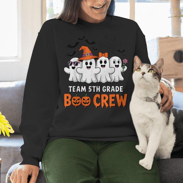 Team 5th Grade Boo Crew Halloween Teacher Student Costume Women Crewneck Sweatshirt, gift for family, gift for coworker Team 5th Grade Boo Crew Halloween Teacher Student Costume Women Crewneck Sweatshirt, gift for family, gift for coworker