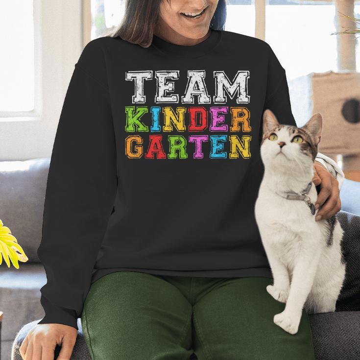 Team Kindergarten Shirt Boy Girl Teacher Graduation Women Crewneck Sweatshirt, gift for family, gift for coworker