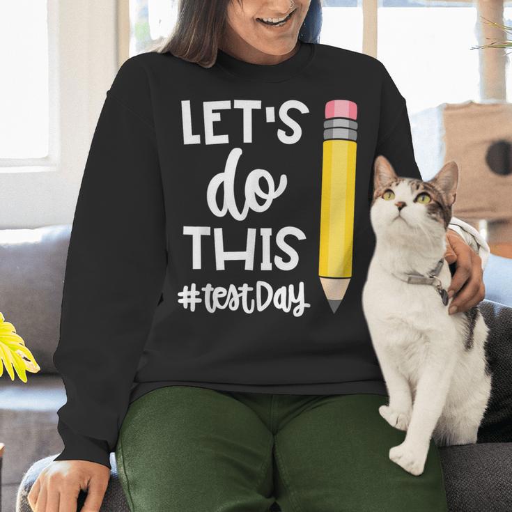 Lets Do This Test Day State Testing Teacher Motivational Women Crewneck Sweatshirt, gift for family, gift for coworker Lets Do This Test Day State Testing Teacher Motivational Women Crewneck Sweatshirt, gift for family, gift for coworker