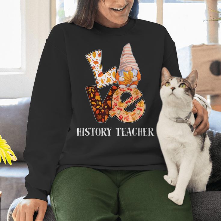 History Teacher Love Autumn Fall Gnome For Teachers For Men Women Women Crewneck Sweatshirt, History Teacher Sweatshirts, gift for family, gift for coworker History Teacher Love Autumn Fall Gnome For Teachers For Men Women Women Crewneck Sweatshirt, History Teacher Sweatshirts, gift for family, gift for coworker