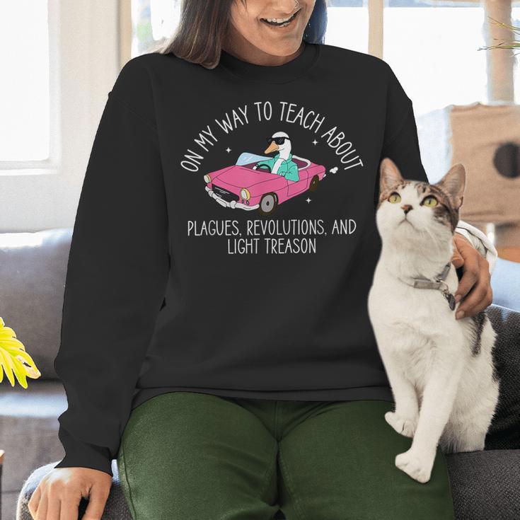 History Teacher Silly Goose Back To School Social Studies Women Crewneck Sweatshirt, History Teacher Sweatshirts, gift for family, gift for coworker History Teacher Silly Goose Back To School Social Studies Women Crewneck Sweatshirt, History Teacher Sweatshirts, gift for family, gift for coworker