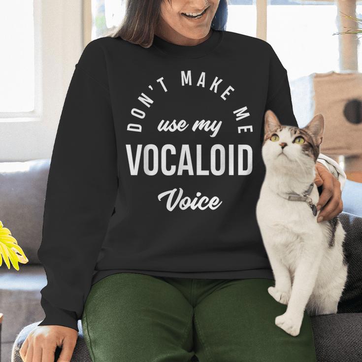 Vocaloid Voice Vocal Music Teacher Singer Singing Women Crewneck Sweatshirt, gift for family, gift for coworker Vocaloid Voice Vocal Music Teacher Singer Singing Women Crewneck Sweatshirt, gift for family, gift for coworker