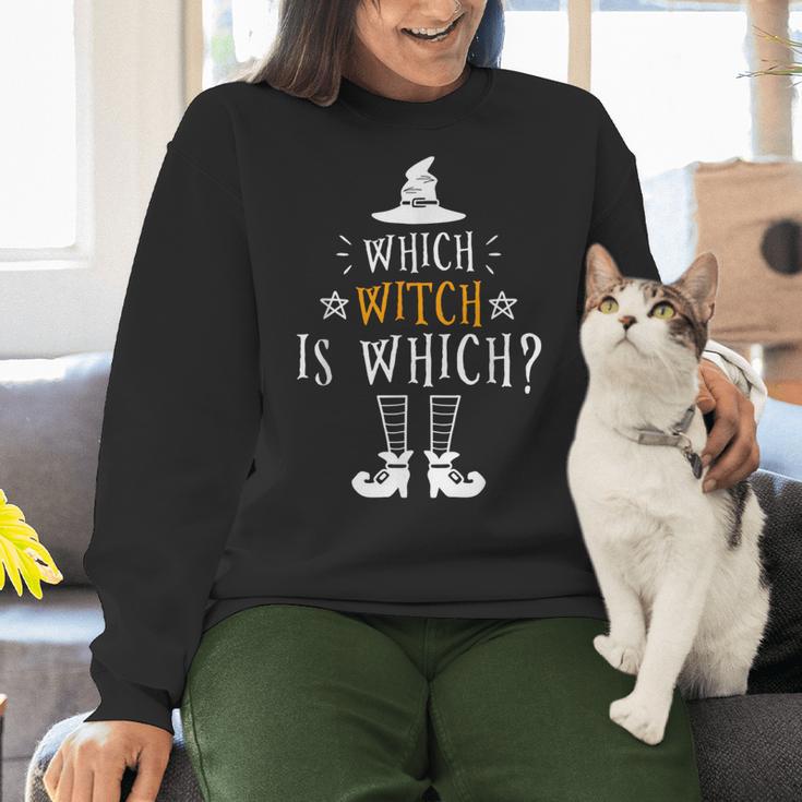 Which Witch Is Which Halloween Grammar Teacher Costume Women Crewneck Sweatshirt, gift for family, gift for coworker Which Witch Is Which Halloween Grammar Teacher Costume Women Crewneck Sweatshirt, gift for family, gift for coworker