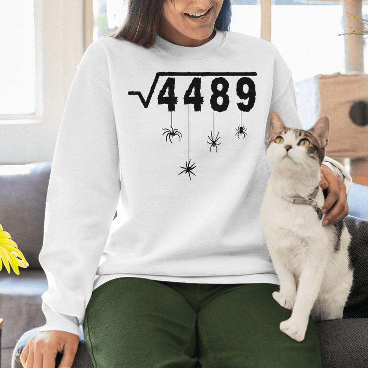 67 Meme Math Teacher 6 7 Halloween Spiders Square Root 4489 Women Crewneck Sweatshirt, gift for family, gift for coworker 67 Meme Math Teacher 6 7 Halloween Spiders Square Root 4489 Women Crewneck Sweatshirt, gift for family, gift for coworker