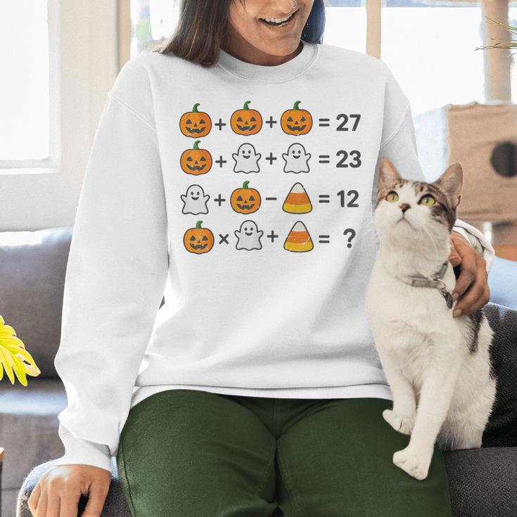 67 Order Operations Math Teacher Halloween Costume Math Fun Women Crewneck Sweatshirt, gift for family, gift for coworker