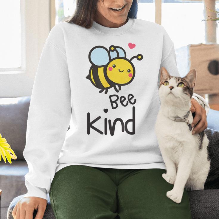 Bee Kind Bumble Bee Anti Bullying Teacher Kindness Matters Women Crewneck Sweatshirt, gift for family, gift for coworker Bee Kind Bumble Bee Anti Bullying Teacher Kindness Matters Women Crewneck Sweatshirt, gift for family, gift for coworker