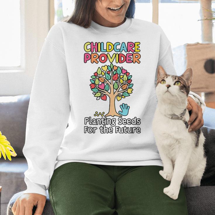 Childcare Provider Job Daycare Provider Daycare Teacher Women Crewneck Sweatshirt, gift for family, gift for coworker Childcare Provider Job Daycare Provider Daycare Teacher Women Crewneck Sweatshirt, gift for family, gift for coworker