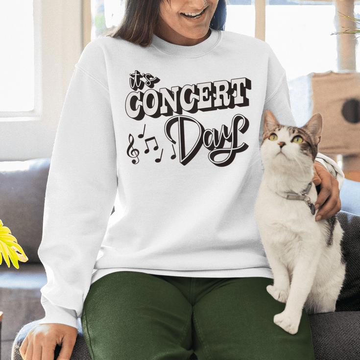 The Concert Day Elementary Music Teacher First Day Of School Women Crewneck Sweatshirt, gift for family, gift for coworker The Concert Day Elementary Music Teacher First Day Of School Women Crewneck Sweatshirt, gift for family, gift for coworker