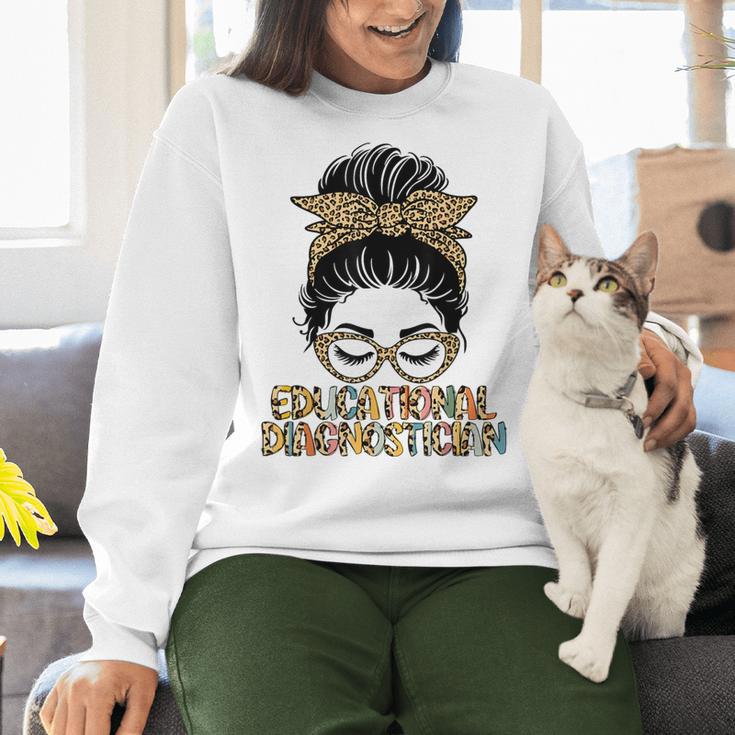 Cute Educational Diagnostician Teacher Appreciation Week Men Women Women Crewneck Sweatshirt, gift for family, gift for coworker