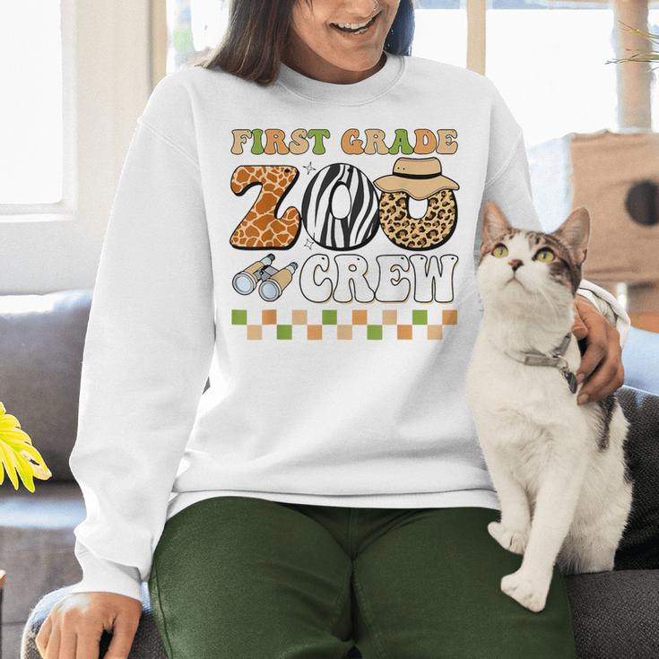 Field Zoo Trip Teacher First Grade Crew Back To School Women Crewneck Sweatshirt, First Grade Teacher Sweatshirts, gift for family, gift for coworker Field Zoo Trip Teacher First Grade Crew Back To School Women Crewneck Sweatshirt, First Grade Teacher Sweatshirts, gift for family, gift for coworker