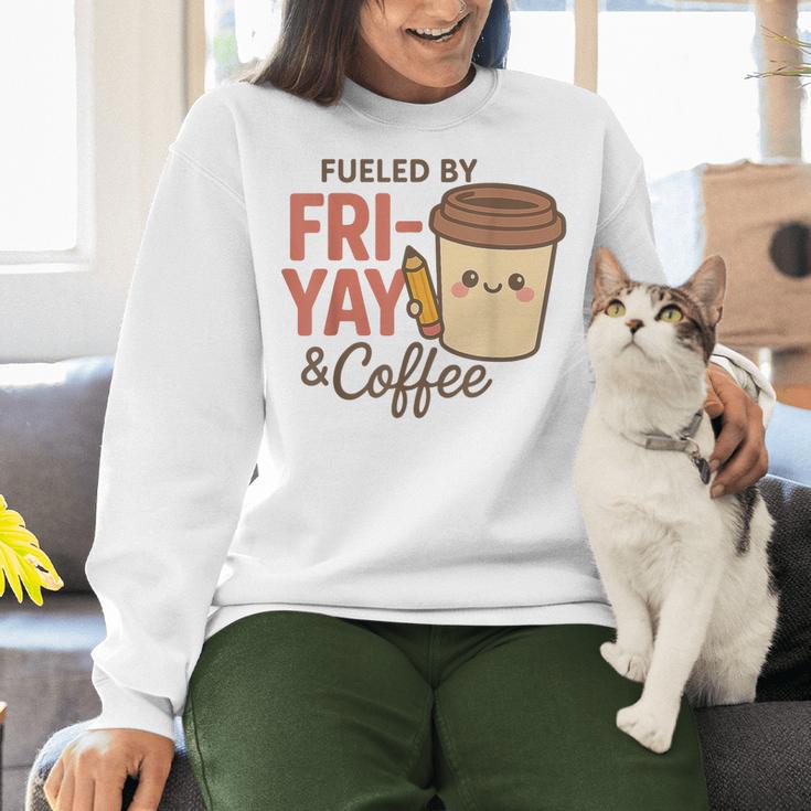 Friyay Teacher Coffee Friday School Cute Fri Yay Women Crewneck Sweatshirt, gift for family, gift for coworker Friyay Teacher Coffee Friday School Cute Fri Yay Women Crewneck Sweatshirt, gift for family, gift for coworker