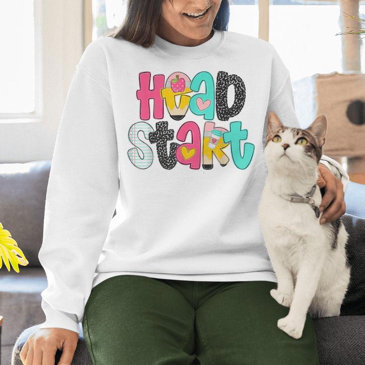 Head Start Team Homeschool Teacher Headstart Back To School Women Crewneck Sweatshirt, gift for family, gift for coworker