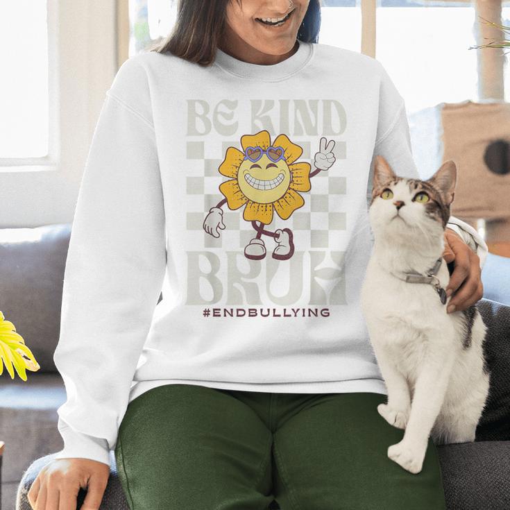 Be Kind Unity Day Orange Anti Bullying For Kids Teachers Women Crewneck Sweatshirt, gift for family, gift for coworker