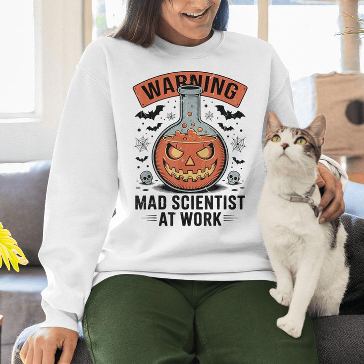 Mad Scientist Pumpkin Science Teacher Halloween Costume Kids Women Crewneck Sweatshirt, Science Teacher Sweatshirts, gift for family, gift for coworker Mad Scientist Pumpkin Science Teacher Halloween Costume Kids Women Crewneck Sweatshirt, Science Teacher Sweatshirts, gift for family, gift for coworker