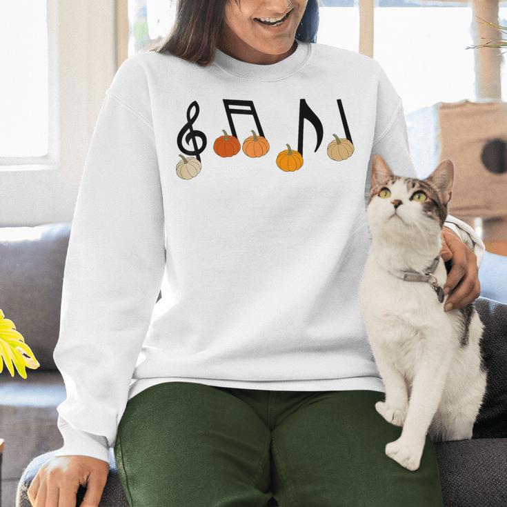 Music Notes Pumpkin Music Teacher Musician Fall Halloween Men Women Kids Women Crewneck Sweatshirt, gift for family, gift for coworker Music Notes Pumpkin Music Teacher Musician Fall Halloween Men Women Kids Women Crewneck Sweatshirt, gift for family, gift for coworker