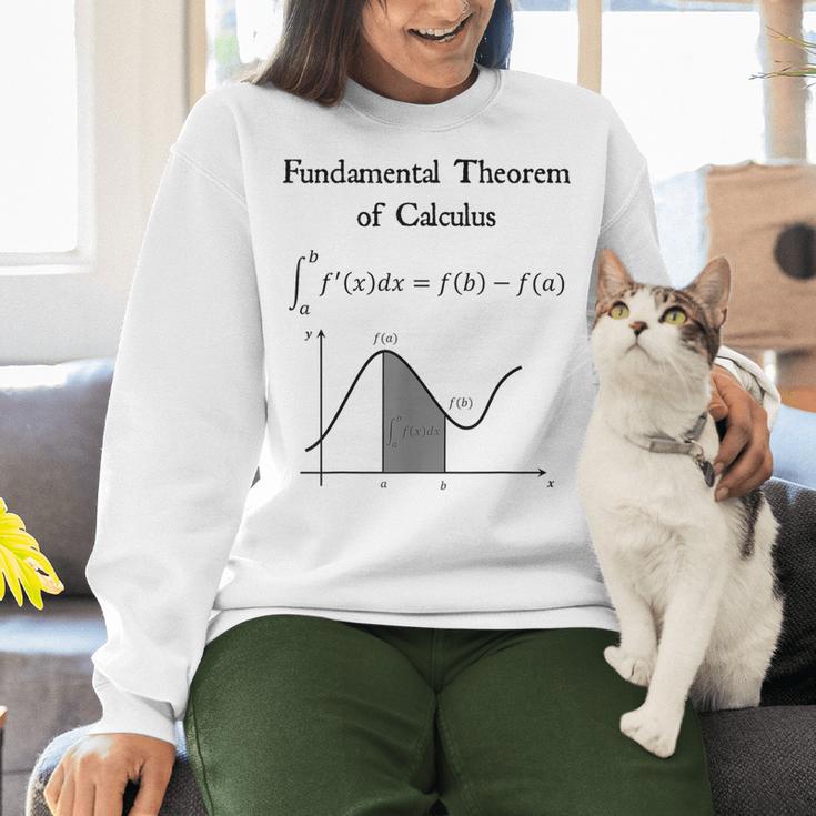 Nerdy Fundamental Theorem Of Calculus Math Teacher Geek Women Crewneck Sweatshirt, gift for family, gift for coworker