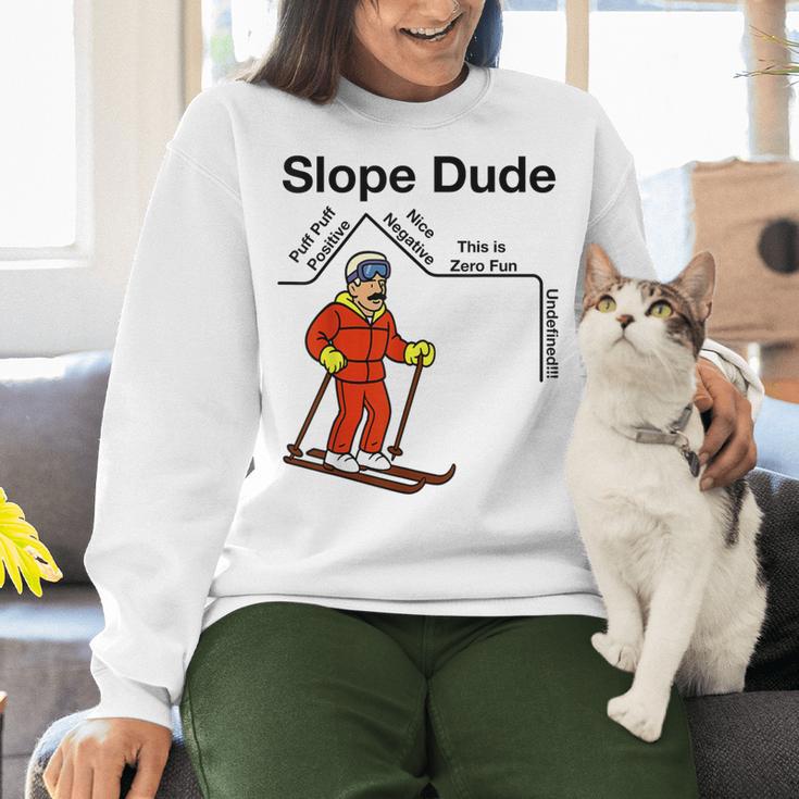 Nerdy Slope Dude Geometry Algebra Math Teacher Women Crewneck Sweatshirt, gift for family, gift for coworker Nerdy Slope Dude Geometry Algebra Math Teacher Women Crewneck Sweatshirt, gift for family, gift for coworker
