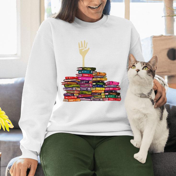 Reading Books Librarian Reader Nerd I'm Ok Teacher School Women Crewneck Sweatshirt, gift for family, gift for coworker Reading Books Librarian Reader Nerd I'm Ok Teacher School Women Crewneck Sweatshirt, gift for family, gift for coworker