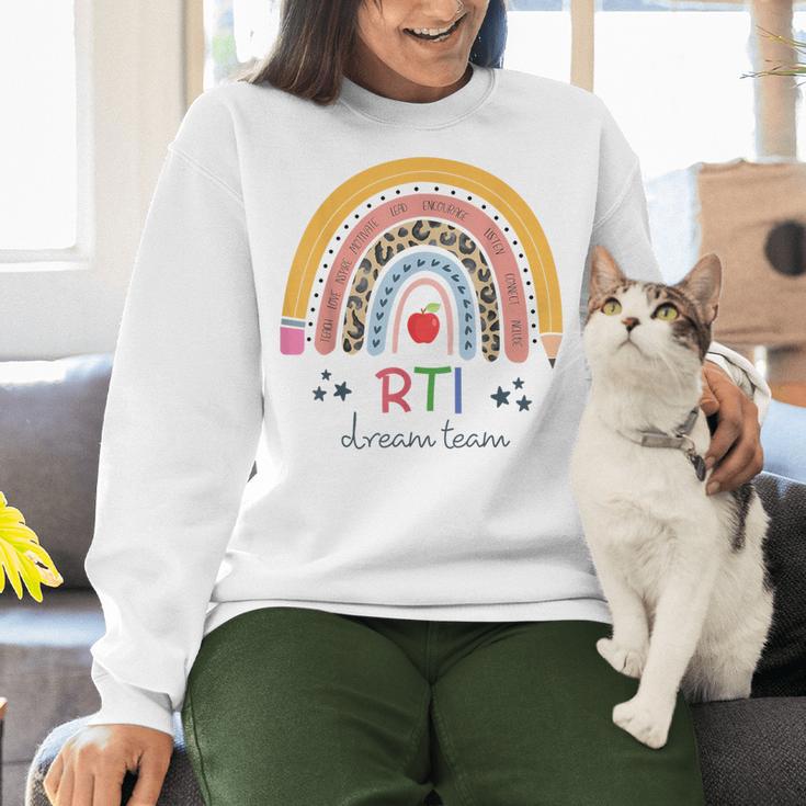 RTI Team RTI Teacher Rti Response To Intervention Teac Women Crewneck Sweatshirt, gift for family, gift for coworker RTI Team RTI Teacher Rti Response To Intervention Teac Women Crewneck Sweatshirt, gift for family, gift for coworker
