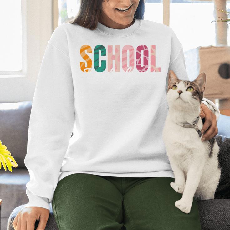 School Psychologist Rainbow Psychology Teacher Women Crewneck Sweatshirt, gift for family, gift for coworker School Psychologist Rainbow Psychology Teacher Women Crewneck Sweatshirt, gift for family, gift for coworker