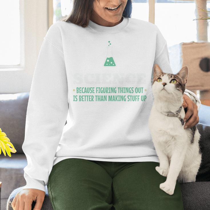 Science Because Figuring Things Out Better Student Teacher Women Crewneck Sweatshirt, Science Teacher Sweatshirts, gift for family, gift for coworker Science Because Figuring Things Out Better Student Teacher Women Crewneck Sweatshirt, Science Teacher Sweatshirts, gift for family, gift for coworker