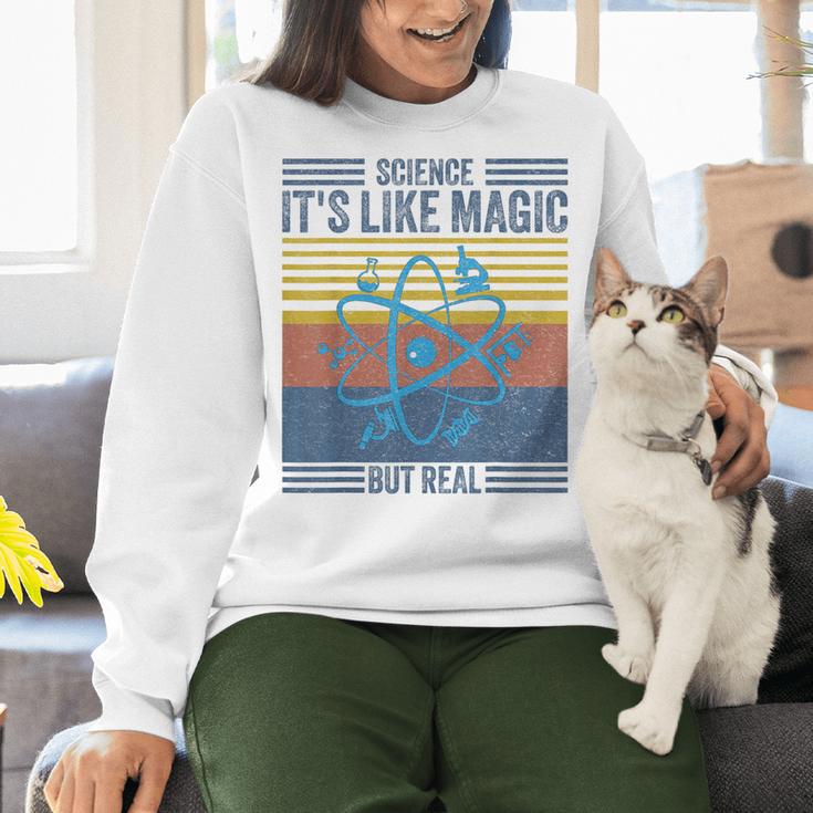 Science It's Like Magic But Real Science Teacher Geek Nerd Women Crewneck Sweatshirt, Science Teacher Sweatshirts, gift for family, gift for coworker Science It's Like Magic But Real Science Teacher Geek Nerd Women Crewneck Sweatshirt, Science Teacher Sweatshirts, gift for family, gift for coworker