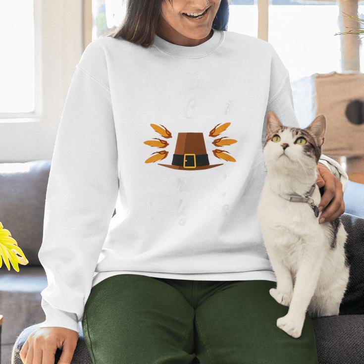 I Teach The Cutest Pre-K Pilgrims Thanksgiving Teacher Item Women Crewneck Sweatshirt, gift for family, gift for coworker