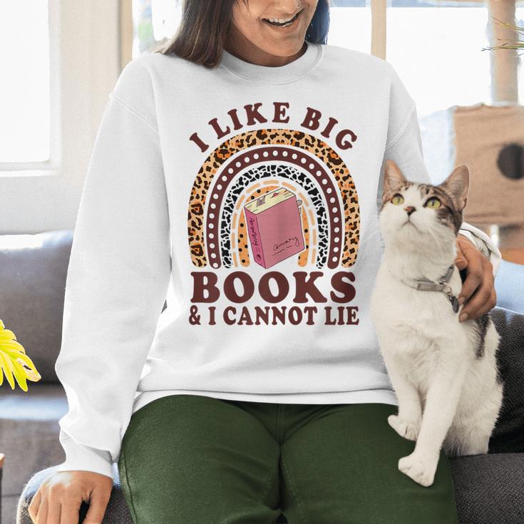 Teacher-TShirt I Like Big Books & I Cannot Lie Reading For Women Women Crewneck Sweatshirt, gift for family, gift for coworker Teacher-TShirt I Like Big Books & I Cannot Lie Reading For Women Women Crewneck Sweatshirt, gift for family, gift for coworker