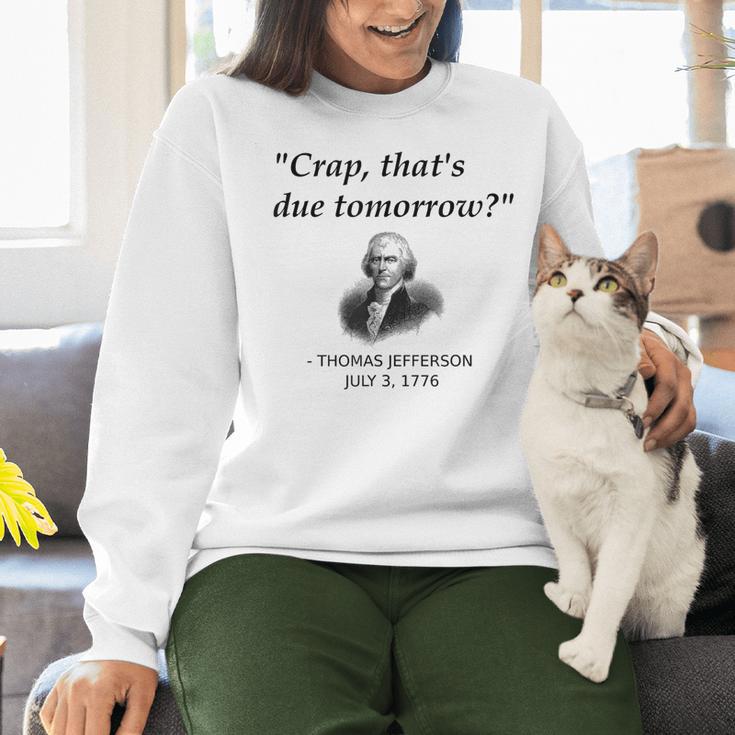Thomas Jefferson USA History Teacher Student Women Crewneck Sweatshirt, History Teacher Sweatshirts, gift for family, gift for coworker Thomas Jefferson USA History Teacher Student Women Crewneck Sweatshirt, History Teacher Sweatshirts, gift for family, gift for coworker