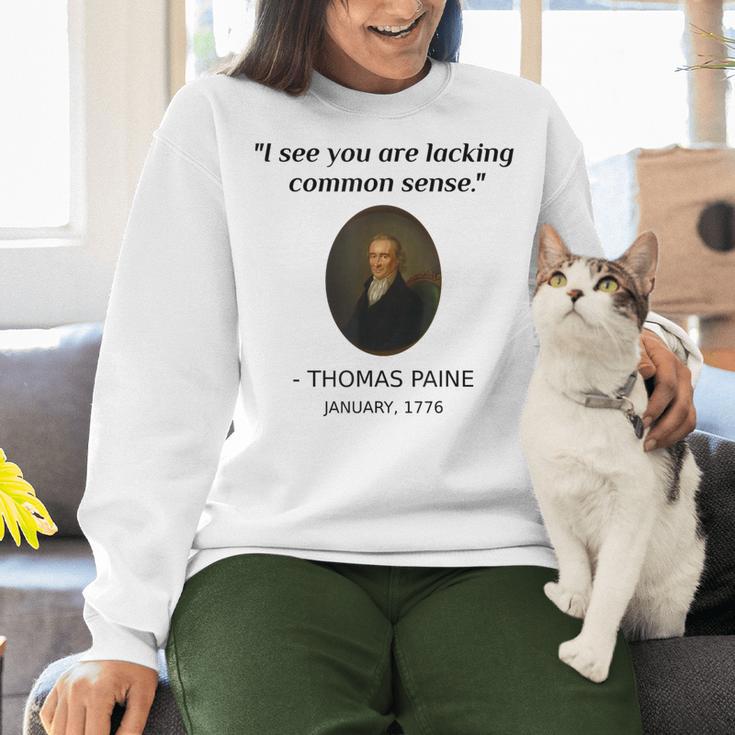 Thomas Paine Common Sense USA History Teacher Student Women Crewneck Sweatshirt, History Teacher Sweatshirts, gift for family, gift for coworker Thomas Paine Common Sense USA History Teacher Student Women Crewneck Sweatshirt, History Teacher Sweatshirts, gift for family, gift for coworker