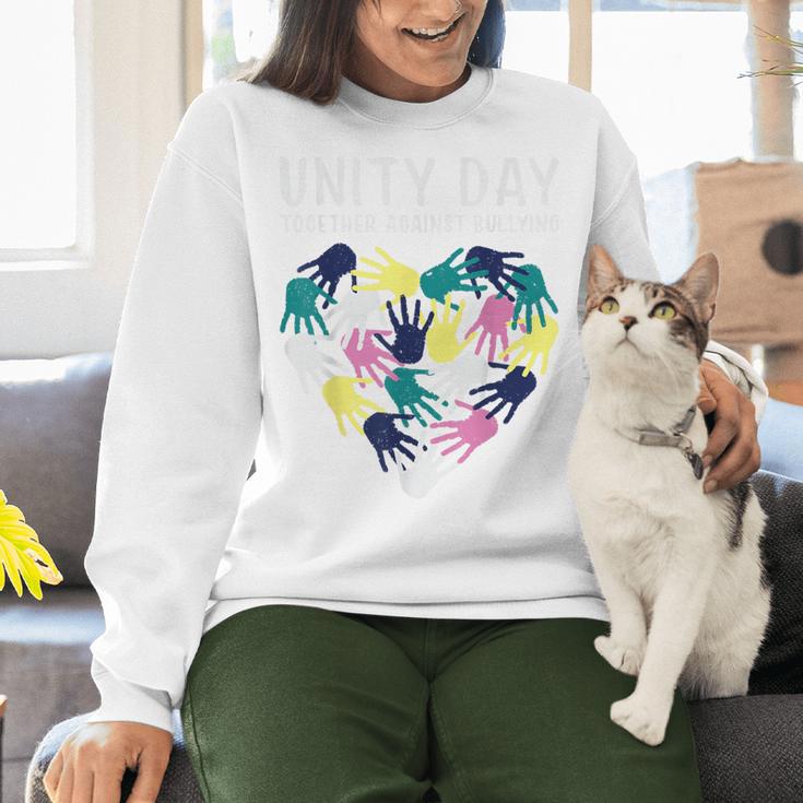 Together Against Bullying Unity Day Teachers Kids Toddler Women Crewneck Sweatshirt, gift for family, gift for coworker Together Against Bullying Unity Day Teachers Kids Toddler Women Crewneck Sweatshirt, gift for family, gift for coworker