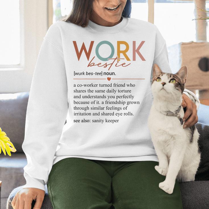 Vintage Work Bestie Definition Teachers Nurses Boss Women Women Crewneck Sweatshirt, gift for family, gift for coworker Vintage Work Bestie Definition Teachers Nurses Boss Women Women Crewneck Sweatshirt, gift for family, gift for coworker