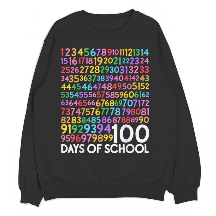 100th Day Of School Teacher Kids 100 Days Math Numbers Women Crewneck Sweatshirt, novelty gifts, funny gifts 100th Day Of School Teacher Kids 100 Days Math Numbers Women Crewneck Sweatshirt, novelty gifts, funny gifts