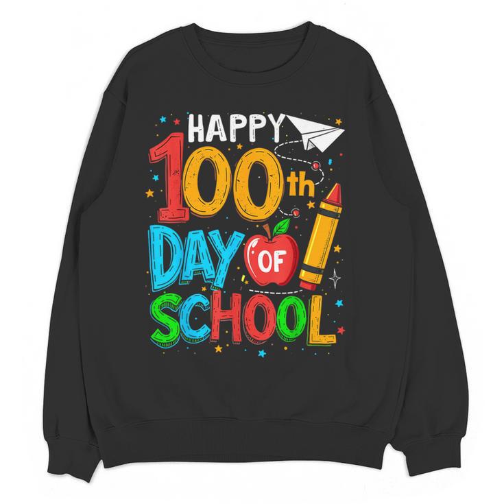 100th Day Of School Teachers Kids Happy 100 Days Women Crewneck Sweatshirt, novelty gifts, funny gifts 100th Day Of School Teachers Kids Happy 100 Days Women Crewneck Sweatshirt, novelty gifts, funny gifts
